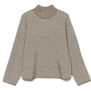 Regular fit gebreide pullover met all-over motief, model 'FELIZE'