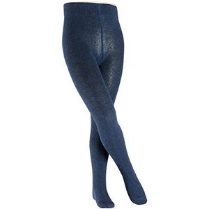 ESPRIT Uniseks-kind Panty Foot Logo K TI Katoen Dun Eenkleurig 1 Stuk, Blauw (Navy Blue Melange 6490), 110-116