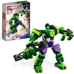 LEGO 76241 Marvel Hulk mechapantser Avengers Figuren Verzamelitem Set, Superhelden Constructie Speelgoed voor Jongens en Meisjes vanaf 6 Jaar, Cadeau Idee