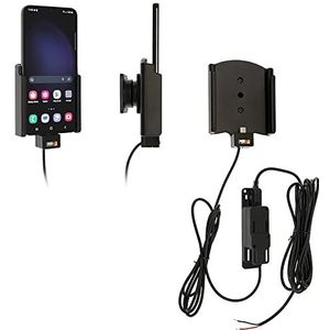 Brodit Apparaathouder 727345 | Made in Sweden | met oplaadfunctie voor smartphones - Samsung Galaxy S23+ SM_S916B/DS