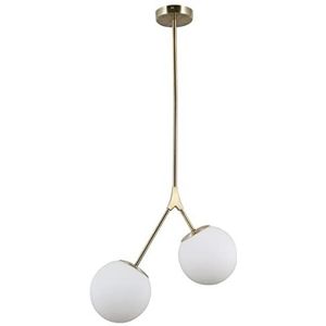 Italux Caserta Moderne bolvormige hanglamp met 2 lampen, E14