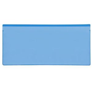 Etikettenvakken -magnetisch, 220x105,1/3DIN, blauw, met 2 magneetstrips