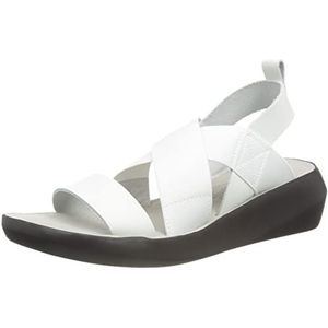 Fly London Baji848fly Sandaal voor dames, Gebroken wit, 36 EU
