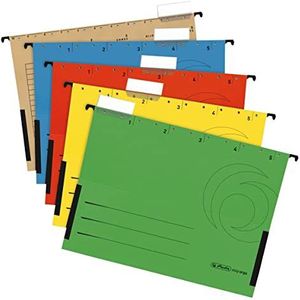 Herlitz 5874755 hangmappen A4 geassorteerde kleuren 5 stuks