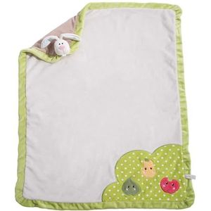 Baby knuffeldeken met konijn 75x100 cm gekleurd - Knuffeldeken voor baby's en kinderen - zachte pluchen deken - warme deken voor meisjes en jongens