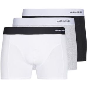 Jack & Jones - Jacsense Bamboo Trunks - Boxershorts - Wit - 3 Pack