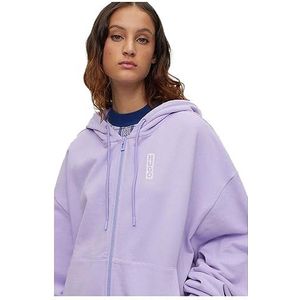 HUGO Dames Light/Pastel Purple Sweatshirt, Licht/Pastel Paars, L