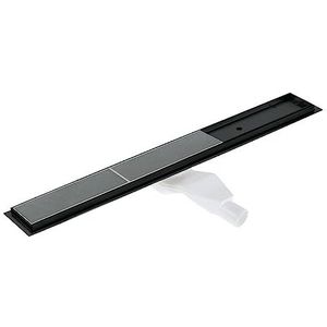 Lineaire vloerafvoer 70 cm - Omkeerbaar - van Deante KOS_N07D - Nero