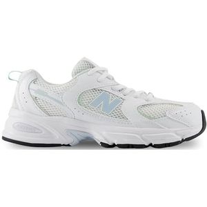 NEW BALANCE Heren 530 Sneaker, 6 UK, Wit synthetisch leer textiel, 39.5 EU