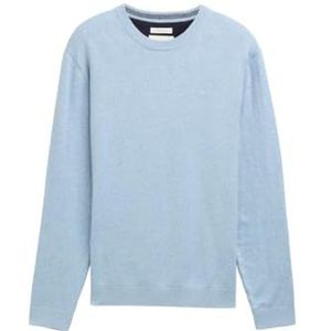 Tom Tailor - Regular Fit - Gebreide Pullover - Mêlee - Zuiver Katoen