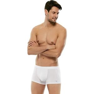 LVB Supima-katoenen stretch boxershorts voor heren, Wit, XL