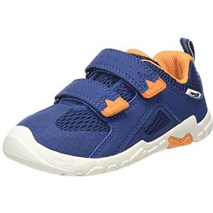 superfit Trace jongens Sneaker, Blauw Oranje 8000, 35 EU Smal