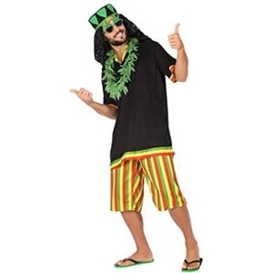 Atosa 53890 COSTUME JAMAICAN XL, heren, zwart/meerkleurig