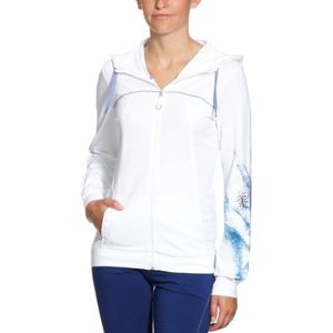 ESPRIT Sports Dames sweatshirt S68105, wit (white 100), 42