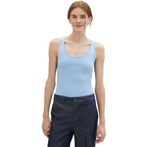 TOM TAILOR Damestop, 34587 - Light Fjord Blue, L