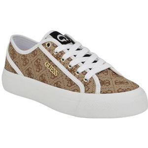 GUESS Jelexa Sneaker voor dames, Beige Bruin 210, 37.5 EU