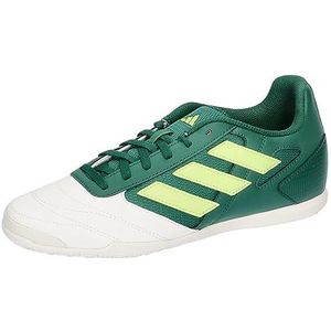 adidas Super Sala 2 voetbalschoenen voor heren, Collegiate Green Pulse Lime Off White, 39 1/3 EU