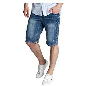 ONLY & SONS heren shorts, blauw (Medium Blue Denim Medium Blue Denim)., 34W