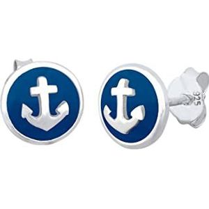 Elli Oorbellen Dames Anker Maritiem in Zeeman Trend in 925 Sterling Zilver