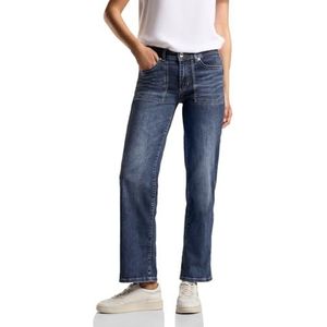 STREET ONE Jeans Casual Fit, Medium Blue Washed, 33W x 28L