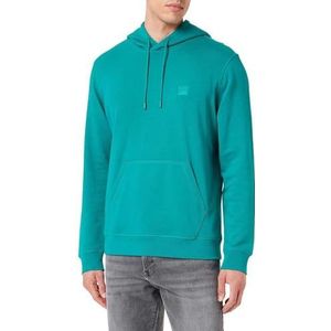 BOSS heren Sweatshirt met capuchon Wetalk, Dark Green303, S