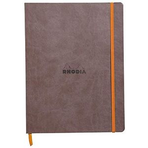 Rhodiarama Softback notitieboek, A5 gestippeld 190 x 250 mm Chocolade
