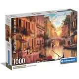 Clementoni Collection-Venetië 1000 puzzel voor volwassenen, Made in Italy, meerkleurig, 39774