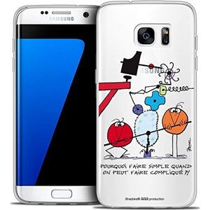 Beschermhoes voor Samsung Galaxy S7 Edge, ultradun, motief: Shadoks