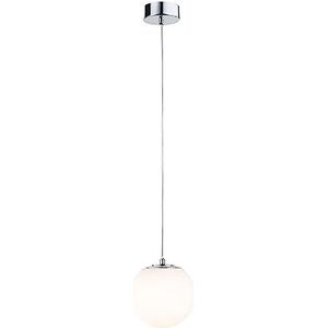Paulmann 71066 LED hanglamp Selection Bathroom Gove IP44 9W chroom, satijn badkamerlamp