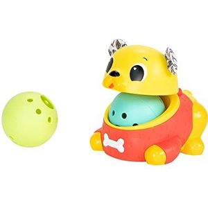 Lamaze Crawl & Chase Pug Popper, babyspeelgoed voor pasgeborenen, sensorisch speelgoed voor baby's met kleuren, cadeau voor aanstaande ouders, ontwikkelingsspeelgoed, jongens en meisjes, 18 maanden +