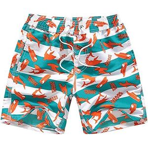 Little Hand Zwemshorts voor jongens board, Blauw 2, 5-6 Jaren