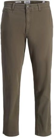 JACK & JONES - JPSTACE JJHARLOW - Chino Broek - Donkergroen
