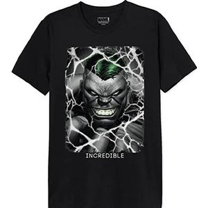 Marvel MEHULKCTS063 T-shirt, zwart, S heren, zwart., S