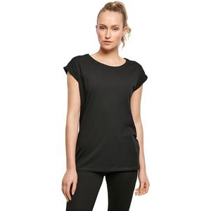 Build Your Brand Dames Ladies Organic Extended Shoulder Tee T-shirt