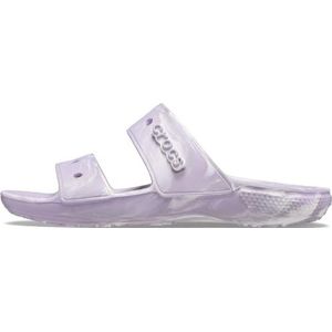 Crocs Klassieke Gemarmerde Sandaal uniseks-volwassene Klompen, Lavendel Multi, 36/37 EU