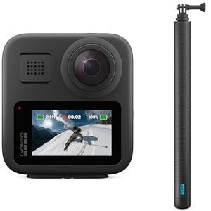 GoPro MAX 360-actiecamera + Verlengstok van koolstofvezel van 2,7 m