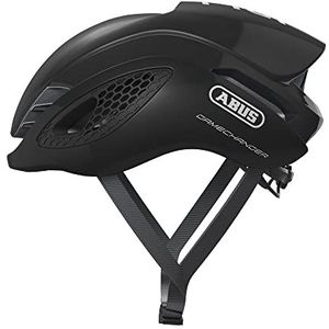 ABUS GameChanger Racefiets Helm - Aerodynamische Fietshelm met Optimale Ventilatie-eigenschappen voor Dames en Heren - Zwart, Maat L