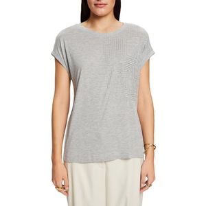 ESPRIT T-shirt voor dames, 044/lichtgrijs 5, S