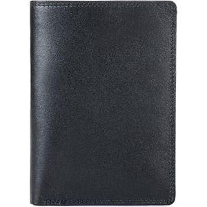 MyWalit N/S portemonnee met muntvak, uniseks, volwassenen, zwart/blauw, eenheidsmaat, Zwart/Blauw, Eén maat