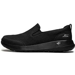 Skechers Heren Go Max Clinched-Athletic Mesh Double Gore Slip on Wandelschoen, Zwart, 41.5 EU