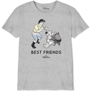 cotton division T-shirt voor jongens, Grijs Melange, 8 Jaren