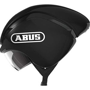ABUS GameChanger TT Aero-helm - Aerodynamische Fietshelm met Optimale Ventilatie-eigenschappen voor Dames en Heren - Zwart, Maat S