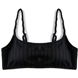Koton Dames strapless tissed padded bikini top, zwart (999), 36