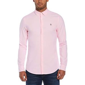 ORIGINAL PENGUIN Heren Ls Core Oxford Slim Fit Shirt, Parfait Roze, XS