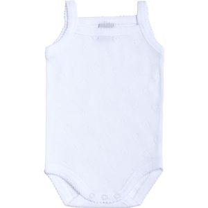 babidu Baby meisjes Body Tirante Fino Calado Corazones doopkleding
