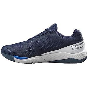Wilson Rush Pro 4.0 Sneakers voor heren, marineblauw/wit/lapis blauw, 47 1/3 EU