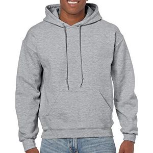 Gildan heren Fleece sweatshirt met capuchon, stijl G18500, Sport Grijs, S