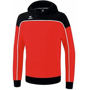 Erima „CHANGE by erima"" sweatshirt met capuchon, rood/zwart/wit, 3XL