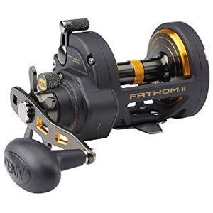 PENN Fathom II Star Drag - Hoge kwaliteit zoutwater star drag reel voor het vissen vanaf ondere andere de boot, kust en kayak op de sterkste vissen