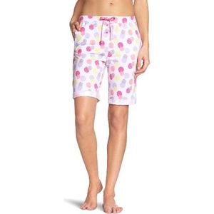 Uncover by Schiesser Jersey bermuda pyjamabroek voor dames, wit (100 -wit), 38 NL